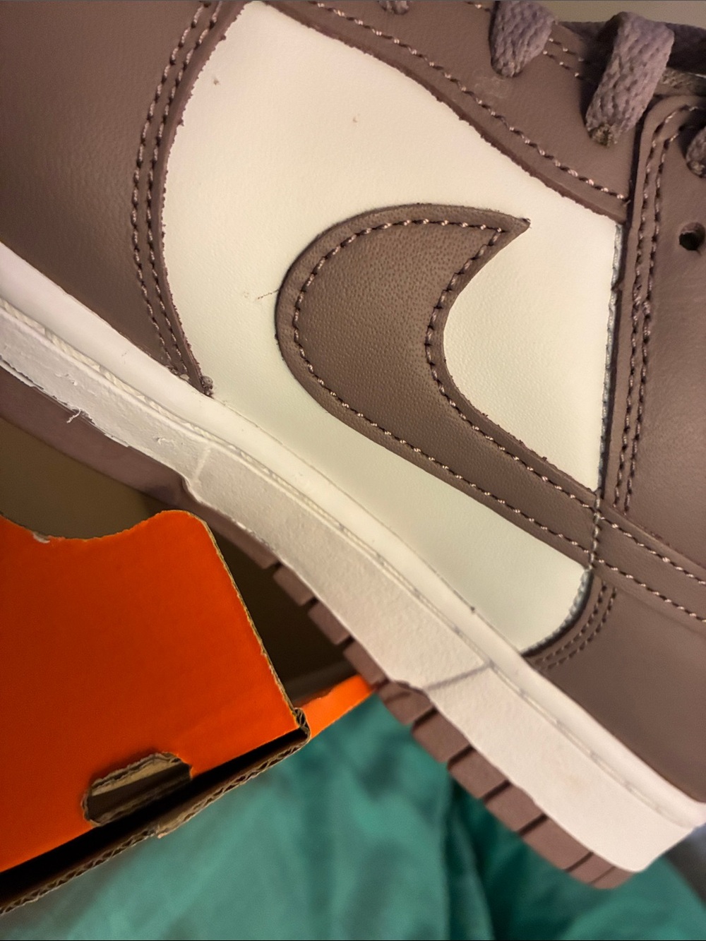 Nike Orange Box with White Swoosh